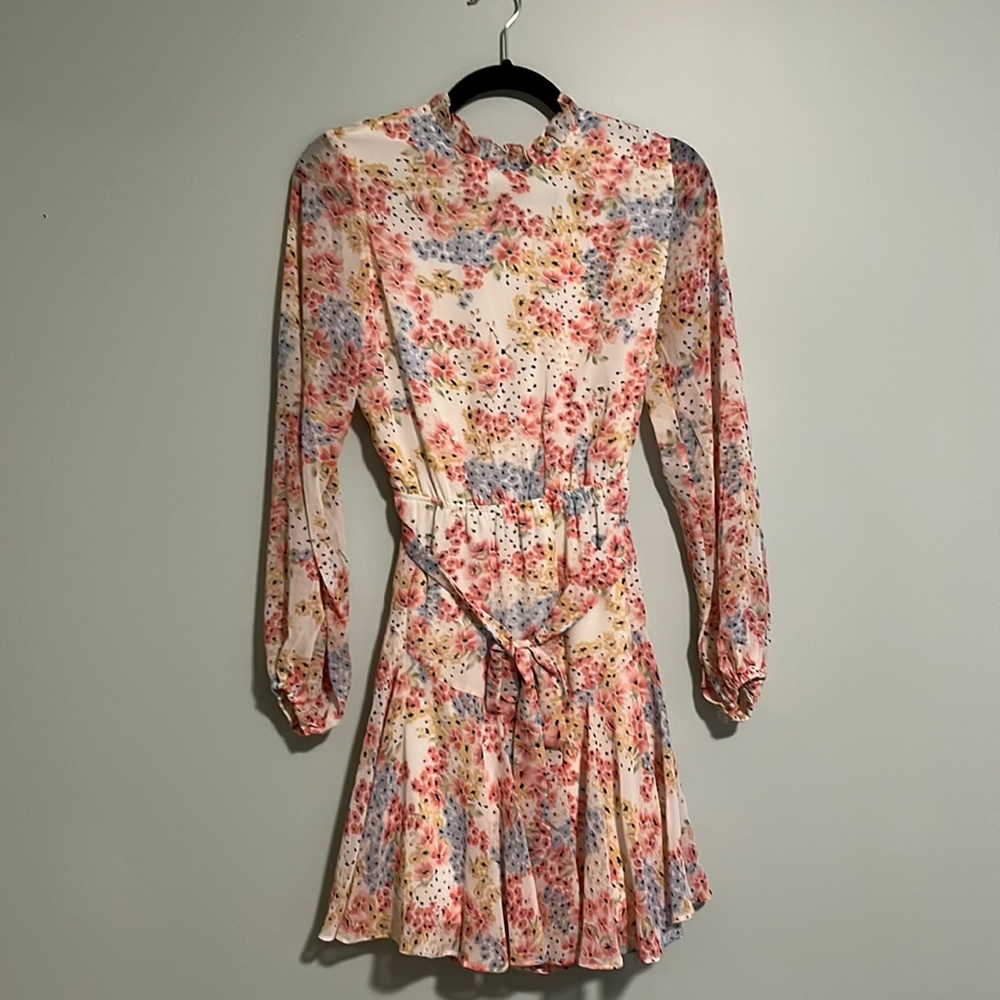 She + Sky pink floral long sleeve dress. Never worn. No tags.